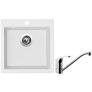 SINKS VIVA 455, Milk + PRONTO - Kitchen Sink and Tap Set