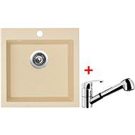 SINKS VIVA 455 Sahara + LEGENDA S - Kitchen Sink and Tap Set