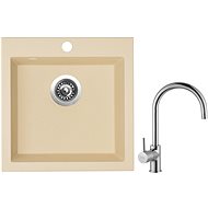 SINKS VIVA 455 Sahara + VITALIA - Kitchen Sink and Tap Set