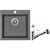 SINKS VIVA 455 Titanium + LEGENDA S - Kitchen Sink and Tap Set