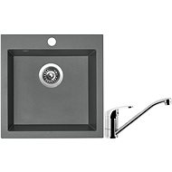 SINKS VIVA 455, Titanium + PRONTO - Kitchen Sink and Tap Set