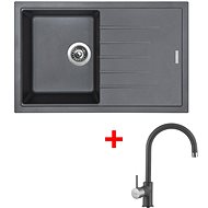 SINKS BEST 780 Titanium + SINKS VITALIA GR - Kitchen Sink and Tap Set