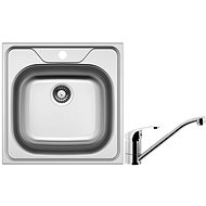 SINKS CLASSIC 480 6V + PRONTO - Kitchen Sink and Tap Set