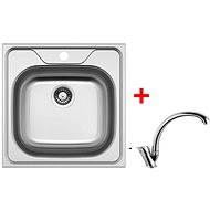 SINKS CLASSIC 480 6V + SINKS EVERA - Kitchen Sink and Tap Set