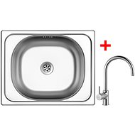 SINKS CLASSIC 500 6M + SINKS VITALIA - Kitchen Sink and Tap Set
