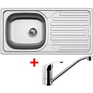 SINKS CLASSIC 860 6V + SINKS PRONTO - Kitchen Sink and Tap Set