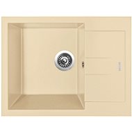 SINKS AMANDA 650 Sahara+ENIGMA S GR - Kitchen Sink and Tap Set