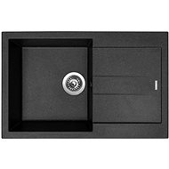 SINKS AMANDA 780 Granblack+ENIGMA S GR - Kitchen Sink and Tap Set