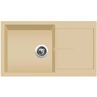SINKS INFINITY 860 Sahara+VITALIA GR - Kitchen Sink and Tap Set