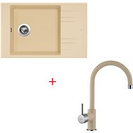 SINKS VARIO 780 Sahara+Vitalia GR - Kitchen Sink and Tap Set