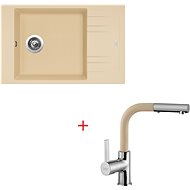 SINKS VARIO 780 Sahara+Enigma S GR - Kitchen Sink and Tap Set