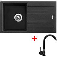 Sinks Rapid 780 N, Granblack + Polo GR - Set dřezu a baterie