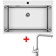 Sinks Blocker 760 + Elka - Kitchen Sink and Tap Set