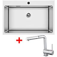 Sinks Blocker 760 + Mix 3 P - Kitchen Sink and Tap Set