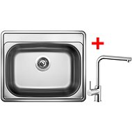 Sinks Comfort 600 + Elka - Kitchen Sink and Tap Set