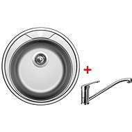 Sinks Round 510 + Pronto - Kitchen Sink and Tap Set