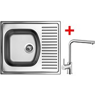 Sinks Short 580 + Elka - Kitchen Sink and Tap Set