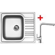 Sinks Star 580 + Elka - Kitchen Sink and Tap Set
