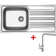 Sinks Star 1000 XXL + Elka - Kitchen Sink and Tap Set