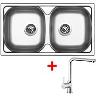 Sinks Okio 780 Duo + Elka - Kitchen Sink and Tap Set