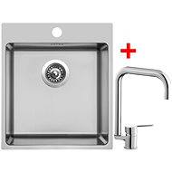 Sinks Blocker 450 + Cornia - Kitchen Sink and Tap Set