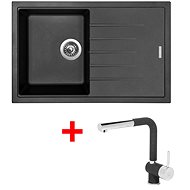 Sinks Best 780 Granblack + Mix 3 P GR - Kitchen Sink and Tap Set