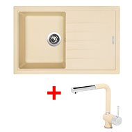 Sinks Best 780 Sahara + Mix 3 P GR - Kitchen Sink and Tap Set