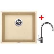 Sinks Frame 457 Sahara + Vitalia - Kitchen Sink and Tap Set