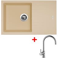 Sinks Linea 780 Sahara + Vitalia - Kitchen Sink and Tap Set