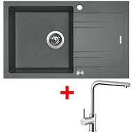 Sinks Linea 780 XC Titanium + Elka - Kitchen Sink and Tap Set