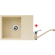 Sinks Perfecto 650 Sahara + Pronto GR - Kitchen Sink and Tap Set