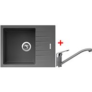 Sinks Perfecto 650 Titanium + Pronto GR - Kitchen Sink and Tap Set