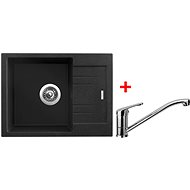 Sinks Rapid 580 Granblack + Pronto - Kitchen Sink and Tap Set