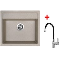 Sinks Solo 560 Avena + Flexia - Kitchen Sink and Tap Set