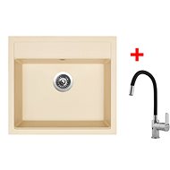 Sinks Solo 560 Sahara + Flexia - Kitchen Sink and Tap Set
