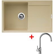Sinks Ultima 790 Sahara + Vitalia - Kitchen Sink and Tap Set