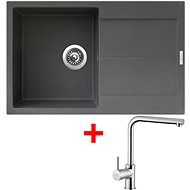 Sinks Ultima 790 Titanium + Elka - Kitchen Sink and Tap Set