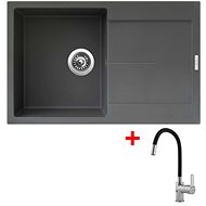 Sinks Ultima 790 Titanium + Flexia - Kitchen Sink and Tap Set