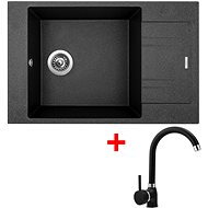 Sinks Vario 780 Granblack + Polo GR - Kitchen Sink and Tap Set