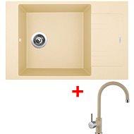 Sinks Vario 780 Sahara + Vitalia GR - Kitchen Sink and Tap Set