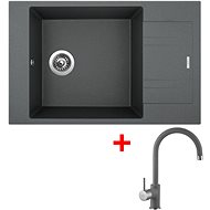 Sinks Vario 780 Titanium + Vitalia GR - Kitchen Sink and Tap Set
