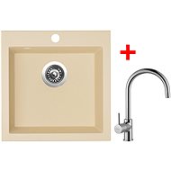 Sinks Viva 455 Sahara + Vitalia - Kitchen Sink and Tap Set