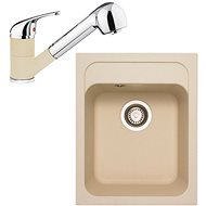 SINKS CLASSIC 400 Sahara + Capri 4 - 50 Sahara - Kitchen Sink and Tap Set