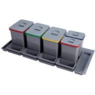 SINKS PRACTIKO 1200 3x12l + 2x5l + 4x - Rubbish Bin