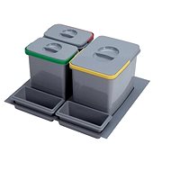 SINKS PRACTIKO 600 1x12l + 2x5l + 2x trays - Rubbish Bin