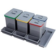 SINKS PRACTIKO 900, 2x 12l + 2x 5l - Rubbish Bin