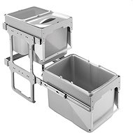 SINKS TANDEM SHORT 40 2x12 l + 1x34 l - Rubbish Bin