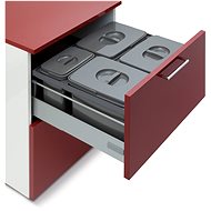 SINKS JAZZ 600 3x15l + 1x7l - Rubbish Bin