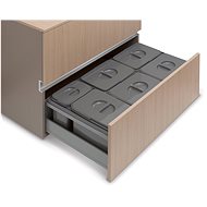 SINKS JAZZ 900, 5x15l + 1x7l - Rubbish Bin