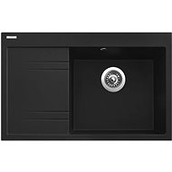 Sinks RIM 780 P Metalblack right - Granite Sink